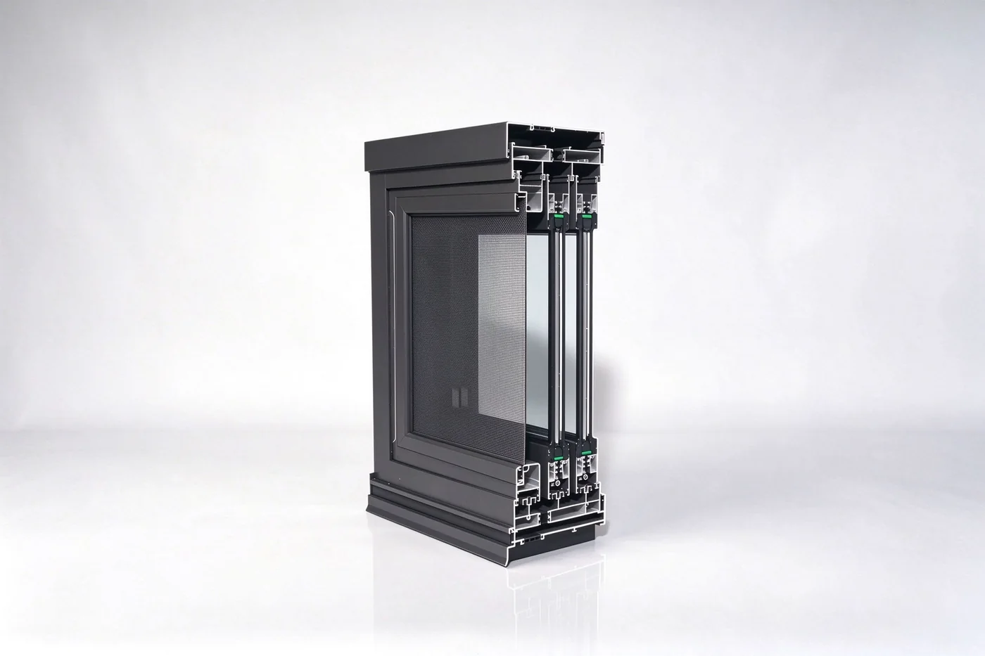 153 Series Slim Sliding Door profile construction
